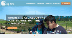 Desktop Screenshot of bigwaveproject.org